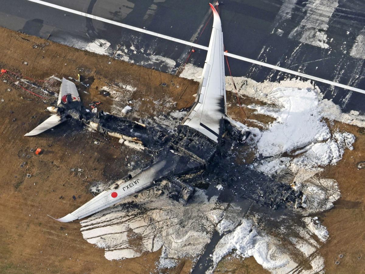 The captain of a plane that collided with a Japan Airlines jet said he was cleared for takeoff, but air-traffic-control transcripts tell a different story